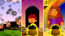 Baa Baa Black Sheep English Kids Nursery Rhyme (Sheep And Little Boy) Video Song For Child