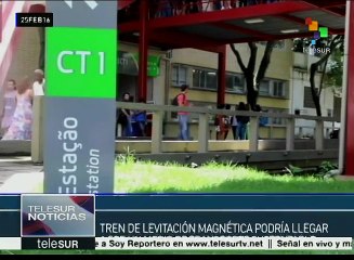 Download Video: Brasil cuenta con su primer tren de levitación magnética