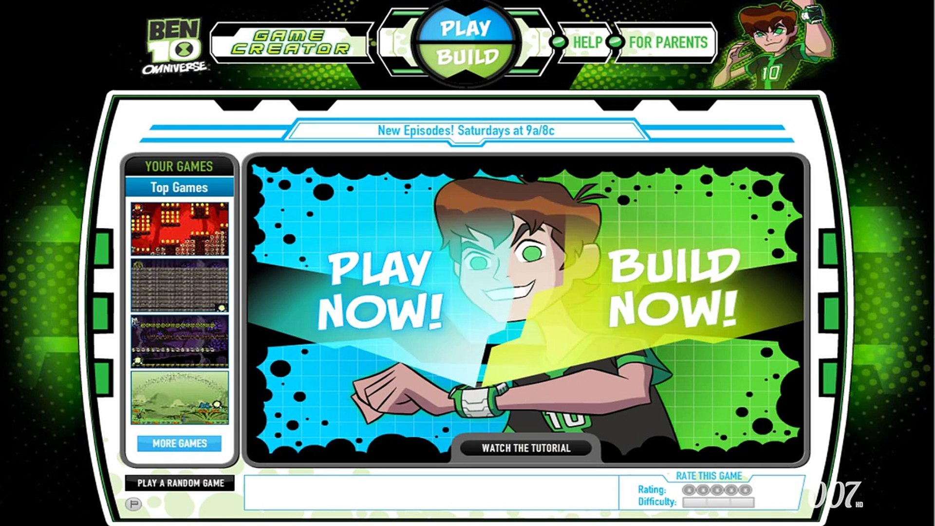 Cartoon Network Games_ Ben 10 Omniverse - Game Creator [Full Gameplay] -  Video Dailymotion