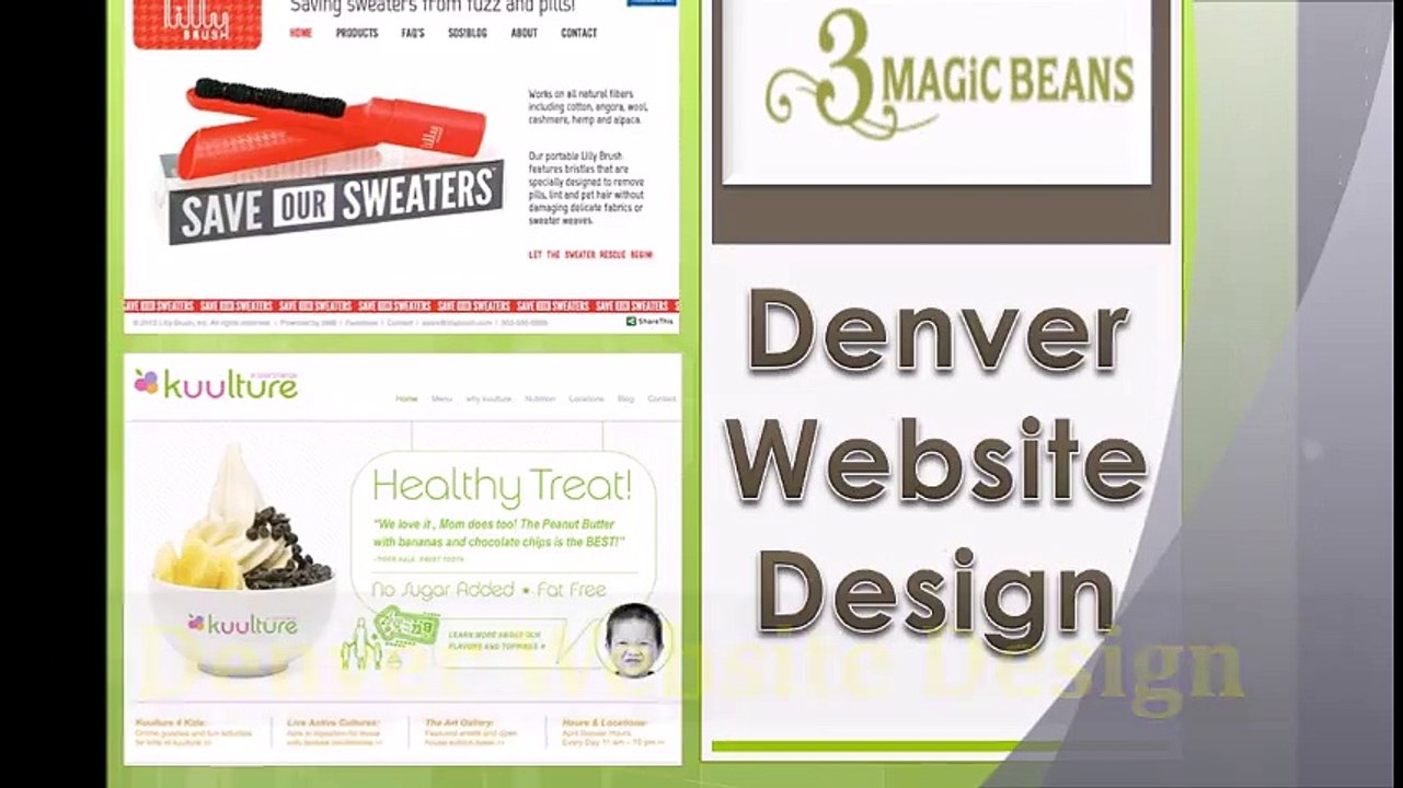 Denver Website Design - www.3magicbeans.com