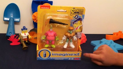 Sponge out of Water-The Spongebob movie/Imaginext- Bob Esponja Un Héroe Fuera del Agua