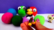 Mickey Mouse Play Doh Peppa Pig Cookie Monster Elmo Surprise Eggs by StrawberryJamToys