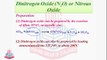 Dinitrogen Oxide OR Nitrous Oxide & its Properties