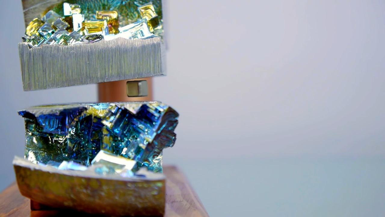 Levitate a Magnet with Bismuth Crystals - No Energy Cost, Indefinite Levitation
