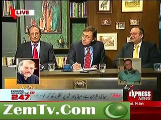 Hassan Nisar Drunk or under influence of Drug In Shahid Masood Show