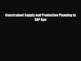 [PDF] Constrained Supply and Production Planning in SAP Apo Read Full Ebook