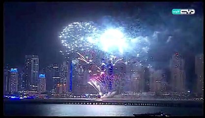 Downtown Dubai & Burj Al-Arab Fireworks - New Year's Eve 2016