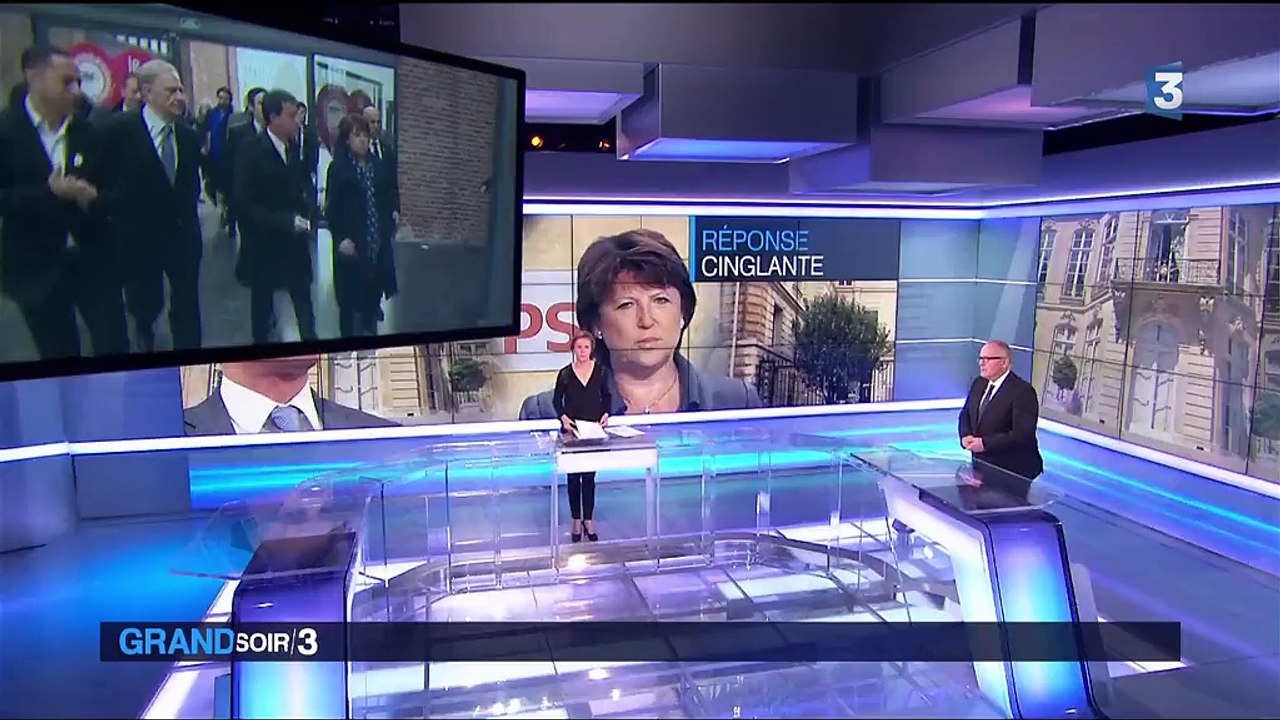 Manuel Valls répond aux attaques de Martine Aubry