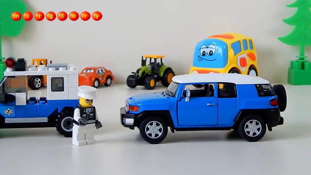 Полицейский, джип - мультфильм про машинки - Город машинок 42 серия. Развивающие мультики mirglory