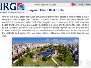 IRGCayamn - One stop solution for all your real estate need