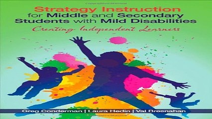 Download Strategy Instruction for Middle and Secondary Students with Mild Disabilities  Creating