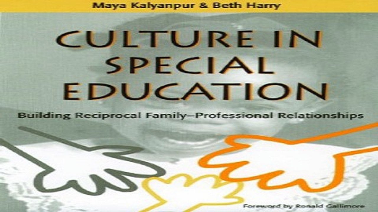 Download Culture in Special Education  Building Reciprocal Family   Professional Relationships