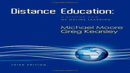 Download Distance Education  A Systems View of Online Learning  What s New in Education