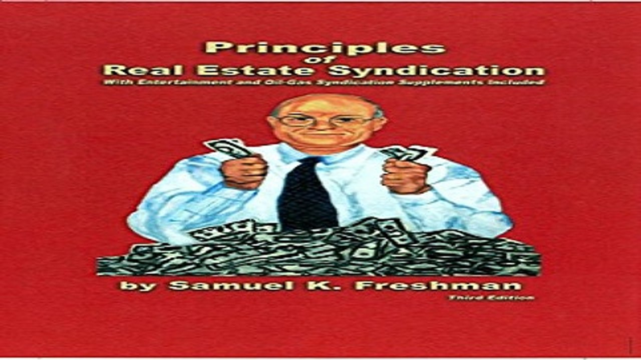 Download Principles of Real Estate Syndication