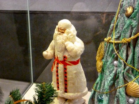 Дед-мороз из папье-маше