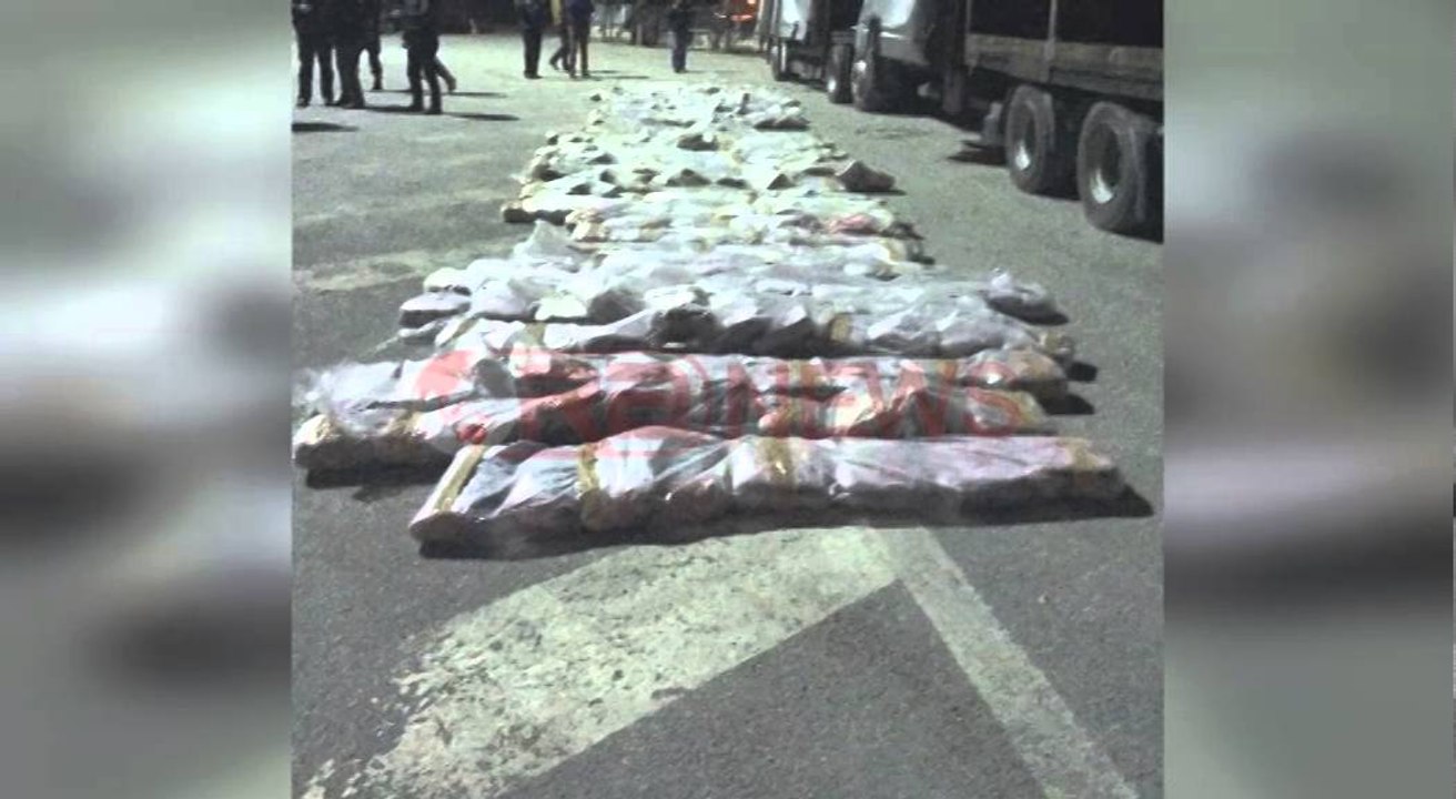Korçë, Sekuestrohen 500 kg kanabis në doganën e Kapshticës, destinacioni ishte Turqia