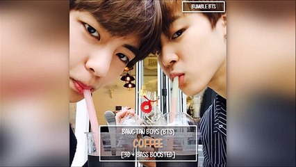 [3D+BASS BOOSTED] BTS 방탄소년단 - COFFEE 커피