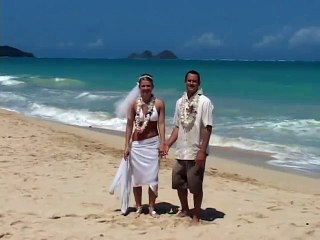 Beach Wedding -Thank You- to Sweet Hawaii Wedding