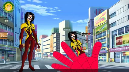 SPIDER MAN Finger Family Nursery Rhymes | MY FINGER FAMILY RHYMES