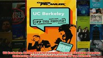 Download PDF  UC Berkeley Off the Record College Prowler College Prowler University of California FULL FREE