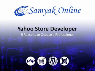 Yahoo Store Developer: 5 Reasons to Choose a Professional