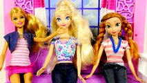 Frozen Barbie Iron-On Style Clothing Designer Queen Elsa and Princess Anna Disney Dolls Toys Review