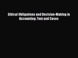 Read Ethical Obligations and Decision-Making in Accounting: Text and Cases Ebook Free