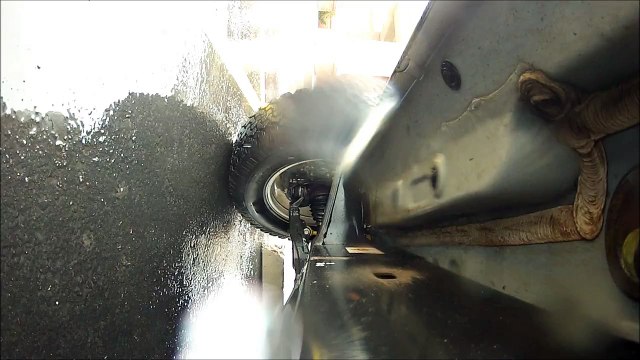 GoPro TIME LAPSE DRIVING IN THE RAIN truck front tire view