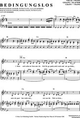 Noten bei notendownload - Bedingungslos (Sarah Connor)