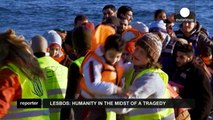 Uma nova vida dando vida aos refugiados em Lesbos