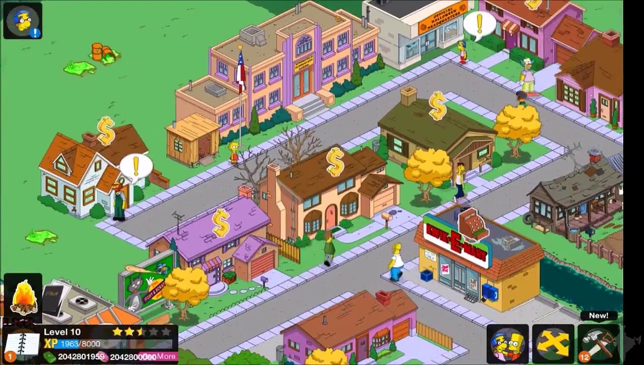 The Simpsons Tapped Out (Android) Gameplay Lets Play Level 11