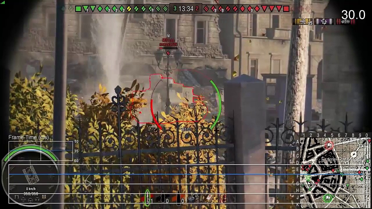 World of Tanks PS4 Beta Frame-Rate Test