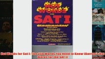 Download PDF  Hot Words for Sat I The 350 Words You Need to Know Barrons Hot Words for the SAT I FULL FREE