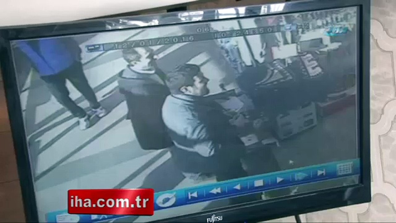Patlama sırasında yaşanan panik kamerada
