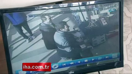Patlama sırasında yaşanan panik kamerada