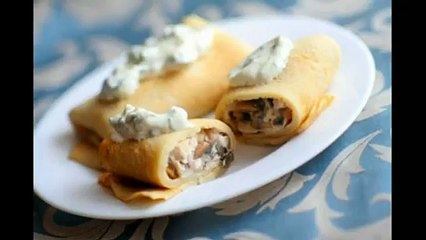 Блины с курицей