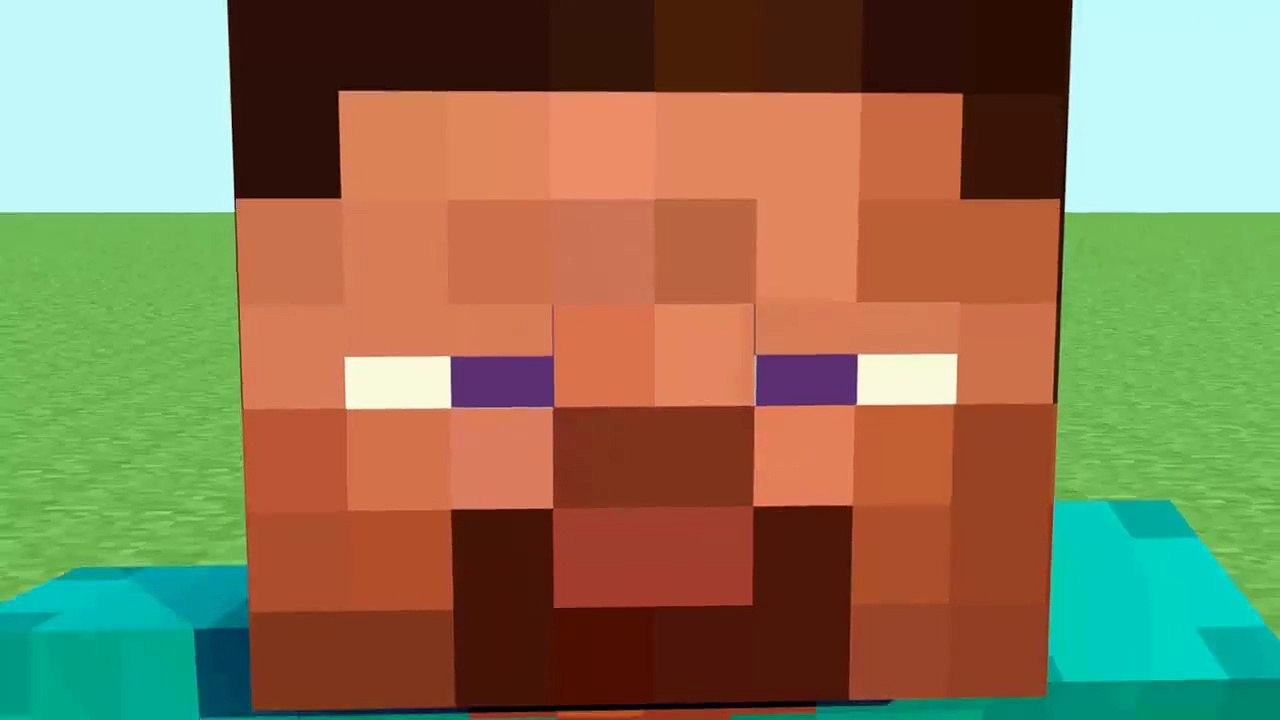 Minecraft animation - Un bouton étrange - spécial 100 abonnés