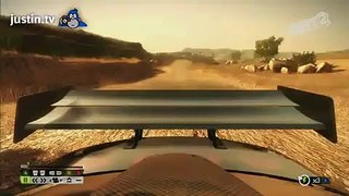 Double barrel roll to a board slide - Dirt 2