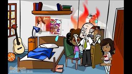 Eleesha makes a fake VHS opening/grounded