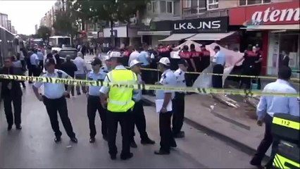 Ankara'da Belediye Otobüsünün Durağa Çarpma Anı - 12 Kişinin Öldüğü Kaza