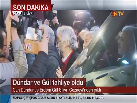Can Dündar ve Erdem Gül'ün 92 Günlük esaretinin bittiği anlar