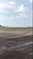 Video Asia Pacific Airlines Cargo plane emergency landing at