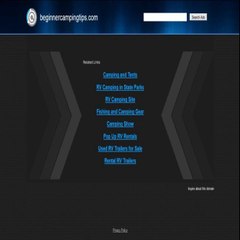 beginner camping tips