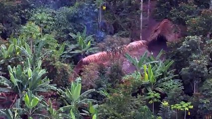 Uncontacted Amazon Tribe- First ever aerial footage_VOSTFR
