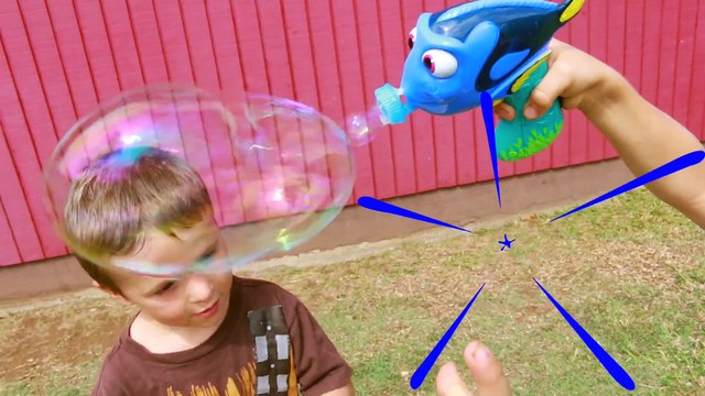 Paw Patrol Nickelodeon VS Disney Finding Nemo DORY Bubble Toy Competition New Paw Patrol Video