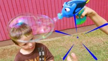 Paw Patrol Nickelodeon VS Disney Finding Nemo DORY Bubble Toy Competition New Paw Patrol Video