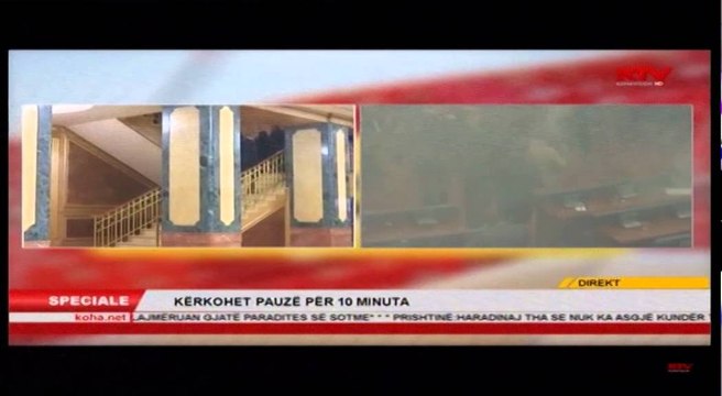 Opozita hedh gaz lotsjellës në seancën për zgjedhjen e Presidentit të Kosovës