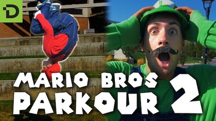 Mario Bros en mode parkour dans la vie réelle !