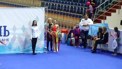 Аверина Арина,лента. Первенство России по гимнастике г.Казань 2014