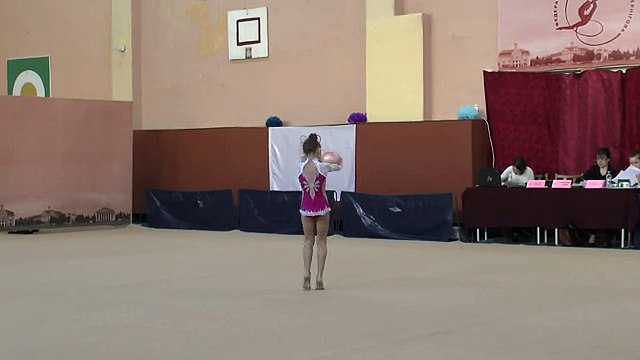Бондарева Альона (мяч) 07.02.2016 Художественная гимнастика. Чемпионат Черниговской области